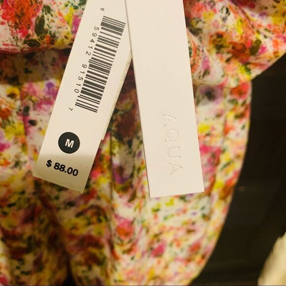 Aqua Brand watercolor floral romper NWT - Picture 9 of 9